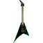 Jackson X Series RRX24 Rhoads Black with Neon Green Bevels Front View