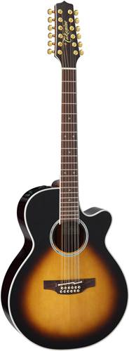 Takamine PTU141C 12 String Tobacco Sunburst