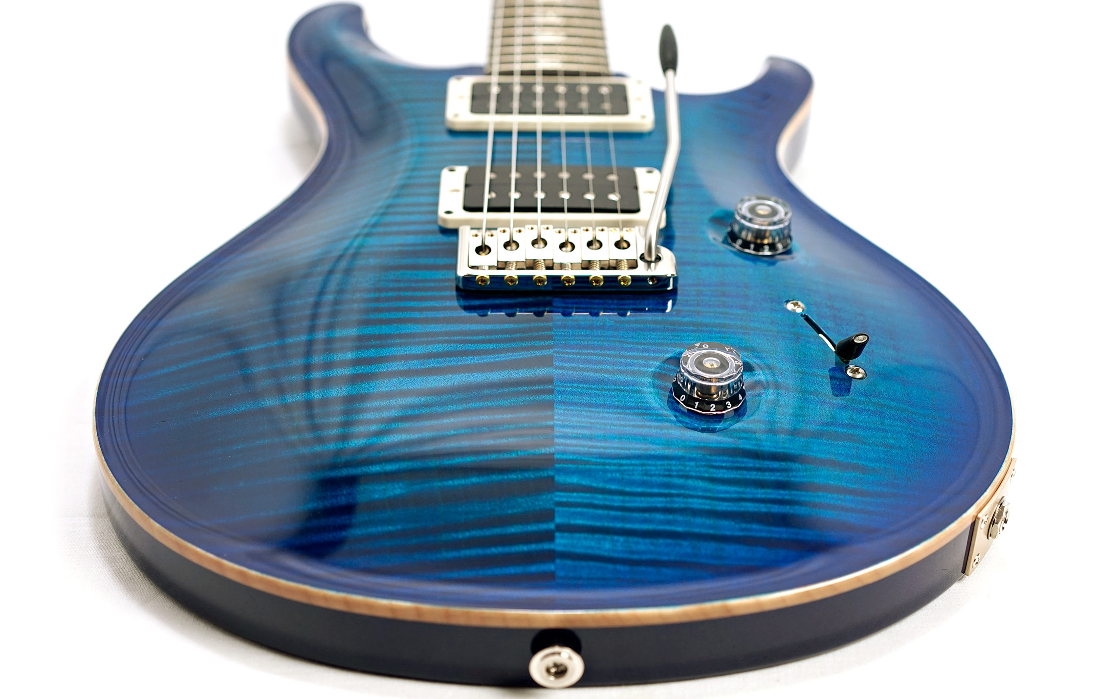 PRS Limited Edition Custom 24 Custom Colour Faded Blue Burst Pattern Thin