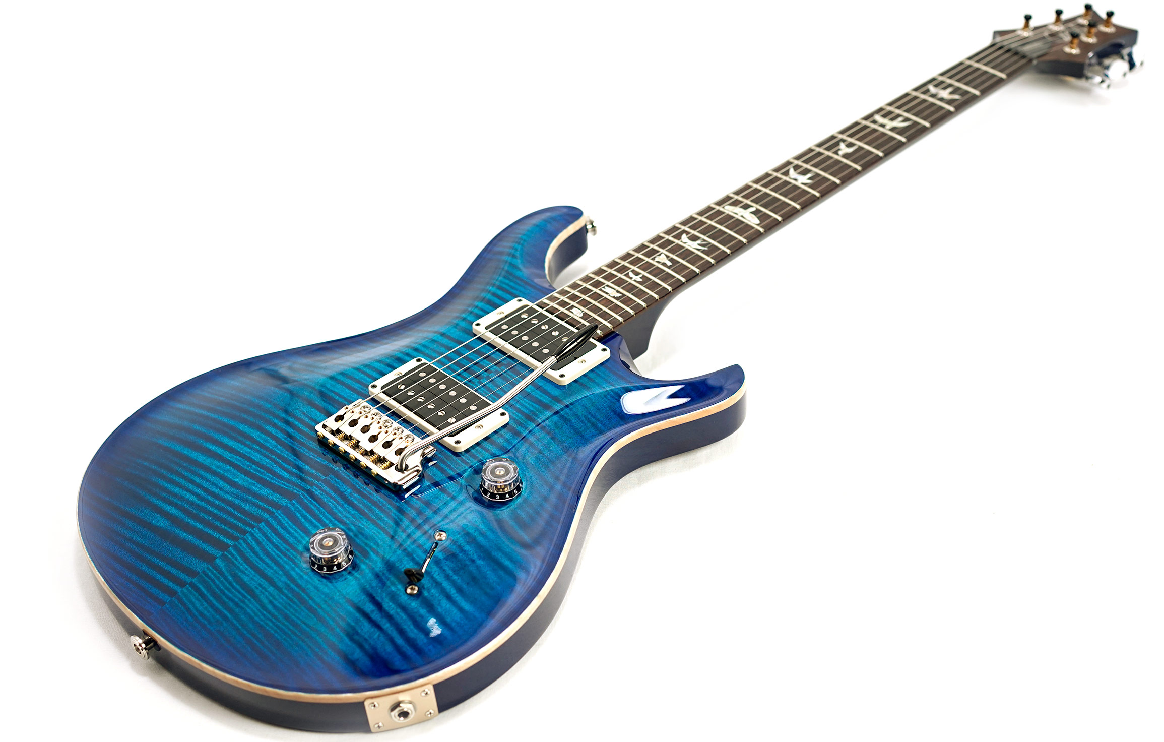 PRS Limited Edition Custom 24 Custom Colour Faded Blue Burst Pattern Thin