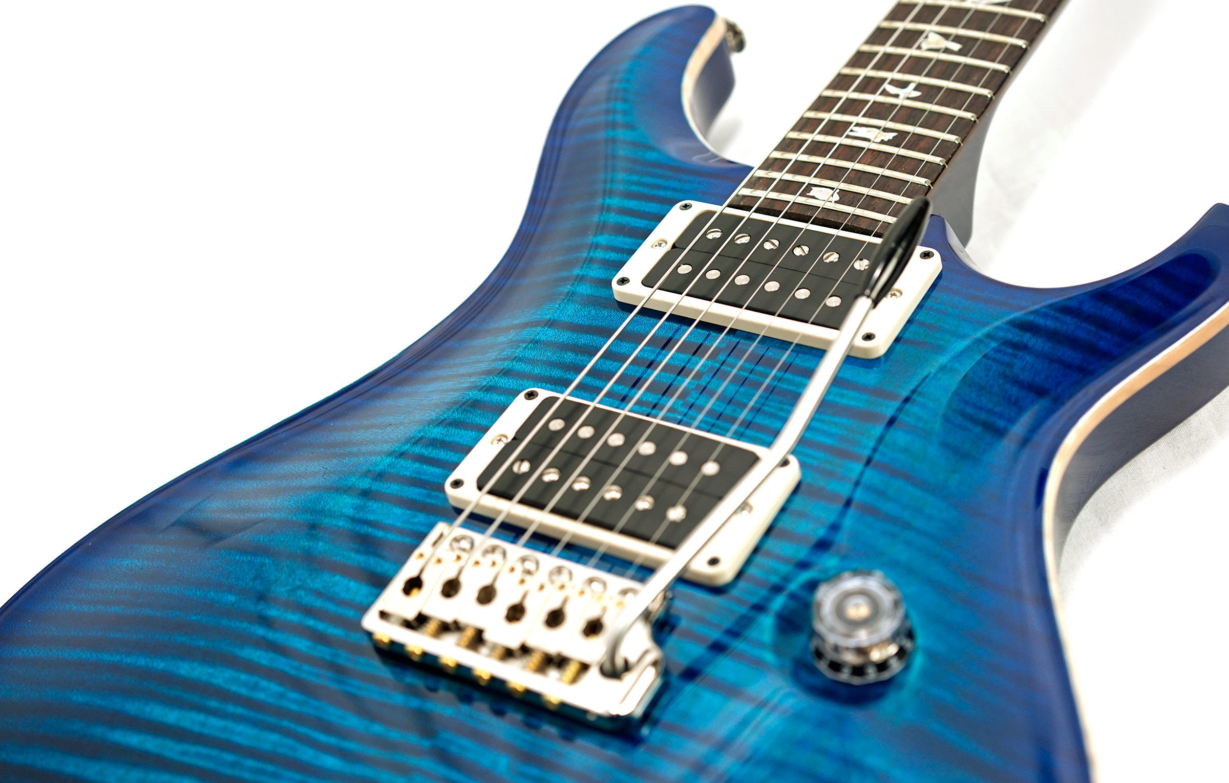 PRS Limited Edition Custom 24 Custom Colour Faded Blue Burst Pattern Thin