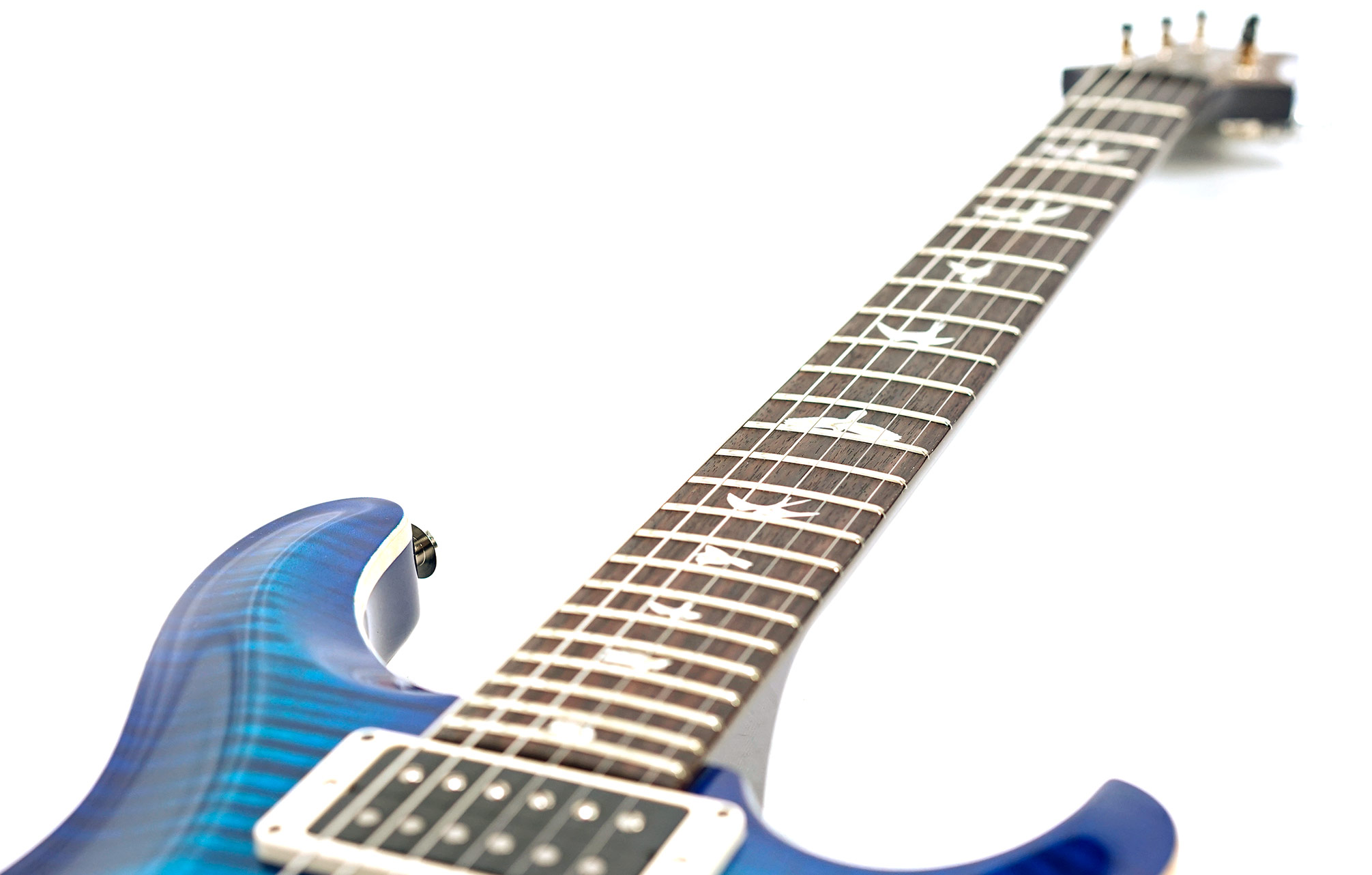 PRS Limited Edition Custom 24 Custom Colour Faded Blue Burst Pattern Thin