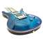 PRS Limited Edition Custom 24 Custom Colour Faded Blue Burst Pattern Thin Back View