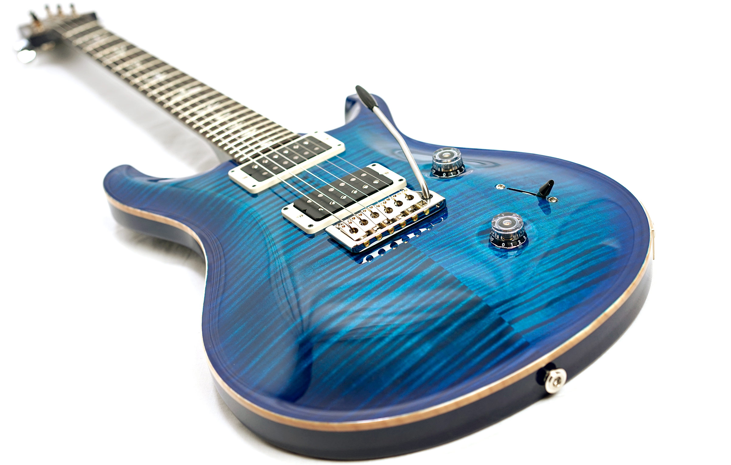 PRS Limited Edition Custom 24 Custom Colour Faded Blue Burst Pattern Thin
