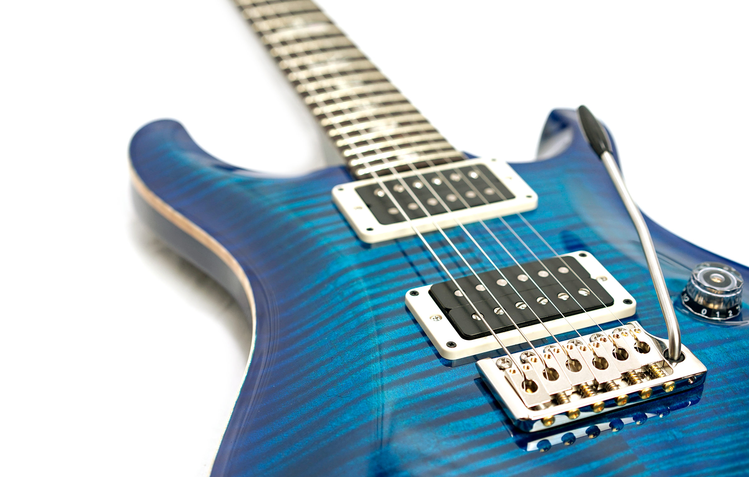 PRS Limited Edition Custom 24 Custom Colour Faded Blue Burst Pattern Thin