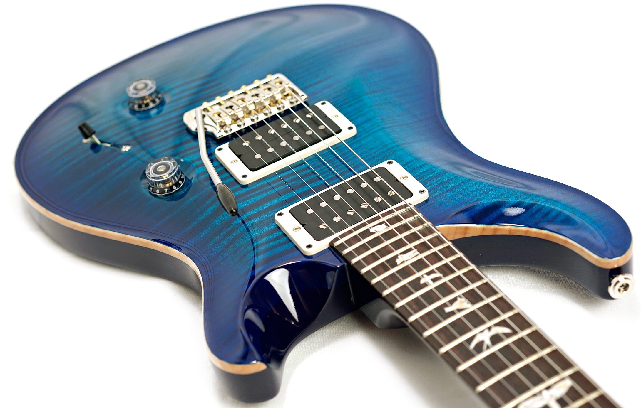 PRS Limited Edition Custom 24 Custom Colour Faded Blue Burst Pattern Thin