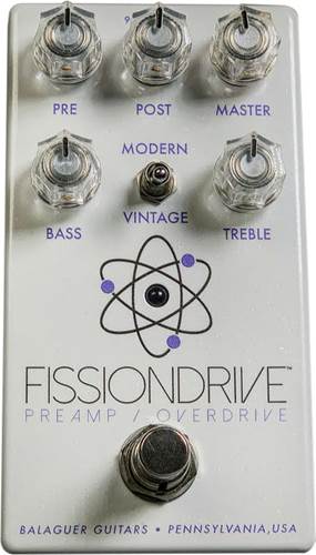Balaguer Fission Drive White Overdrive/Distortion