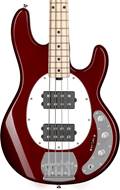 Music Man Sterling Sub Ray4 HH Candy Apple Red Maple Fingerboard