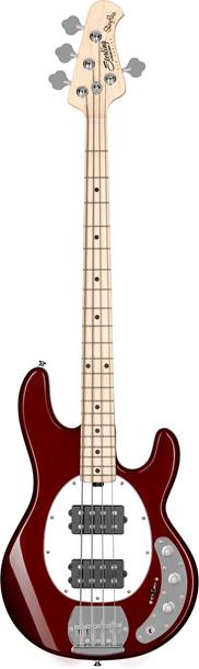 Music Man Sterling Sub Ray4 HH Candy Apple Red Maple Fingerboard
