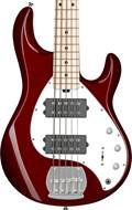 Music Man Sterling Ray5 HH Candy Apple Red Maple Fingerboard