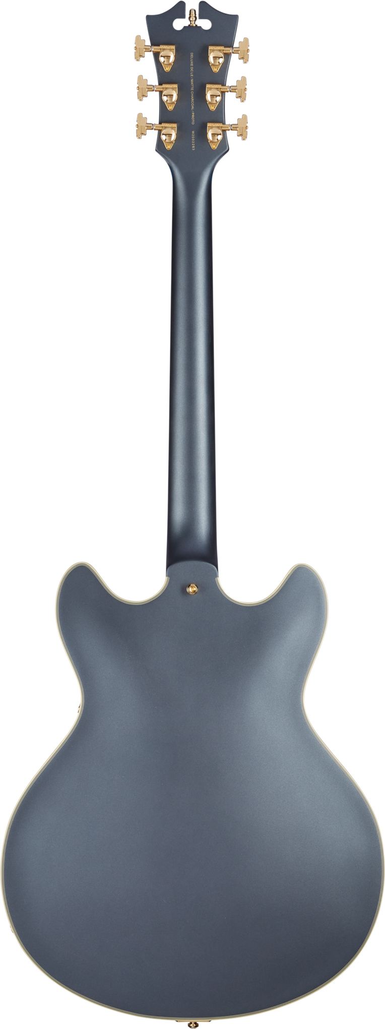 D'Angelico Limited Edition Deluxe DC Matte Charcoal | guitarguitar