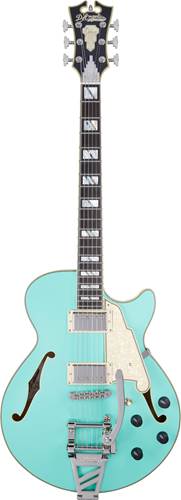 D'Angelico Limited Edition Deluxe SS Matte Surf Green