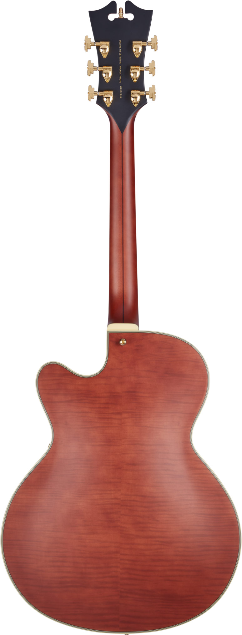 D'Angelico Limited Edition Deluxe 175 Matte Walnut