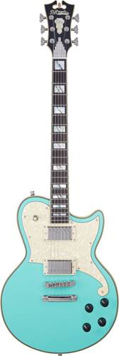 D'Angelico Limited Edition Deluxe Atlantic Matte Surf Green