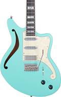 D'Angelico Limited Edition Deluxe Bedford Semi Hollow Matte Surf Green