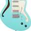 D'Angelico Limited Edition Deluxe Bedford Semi Hollow Matte Surf Green 