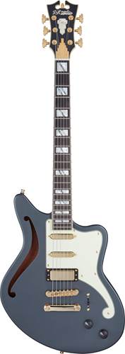 D'Angelico Limited Edition Deluxe Bedford Semi Hollow Matte Charcoal
