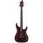 Schecter C-1 Silver Mountain Blood Moon Front View