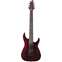 Schecter C-7 MS Silver Mountain Blood Moon Front View