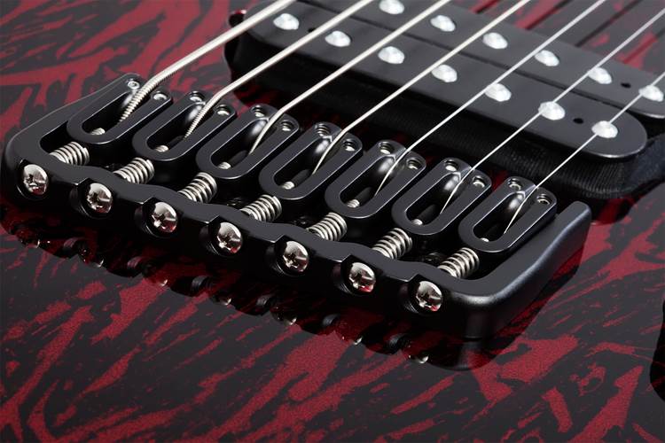 Schecter C-7 MS Silver Mountain Blood Moon Schecter C-7 MS Silver Mountain Blood Moon