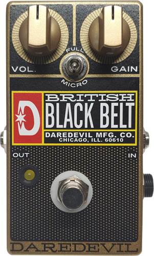 Daredevil British Black Belt Gold Overdrive