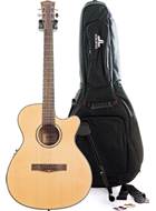 EastCoast G2SCE Gloss Natural Acoustic Guitar Pack