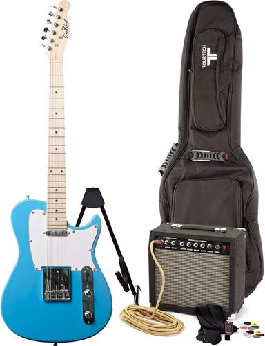 EastCoast GT100 Lake Placid Blue Electric Guitar Pack