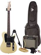 EastCoast GT100 Smashed Avocado Electric Guitar Pack