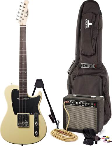 EastCoast GT100 Vintage Blonde Electric Guitar Pack