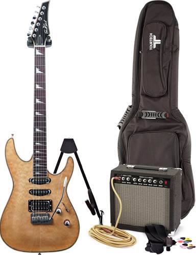 EastCoast GVQ230 Quilted Maple Electric Guitar Pack