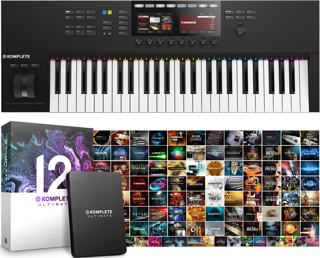 komplete 12 ultimate instruments not showing up