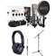 Rode NT1-A Vocal Recording Pack with Mic Stand and Headphones Front View