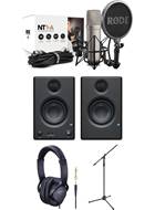 Rode NT1-A Vocal Recording Pack with Mic Stand, Headphones and Presonus Eris E3.5