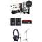 Rode NT1-A Vocal Recording Pack with Mic Stand, Headphones, Presonus Eris E3.5 and Focusrite Scarlet Solo 3rd Gen Front View