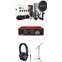 Rode NT1-A Vocal Recording Pack with Mic Stand, Headphones, and Focusrite Scarlet Solo 3rd Gen Front View