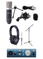 Marantz MPM-1000 Vocal Recording Pack with Mic Stand, Headphones and Audiobox iOne