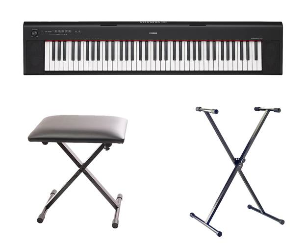 Yamaha NP-32B Black Portable Digital Piano Pack