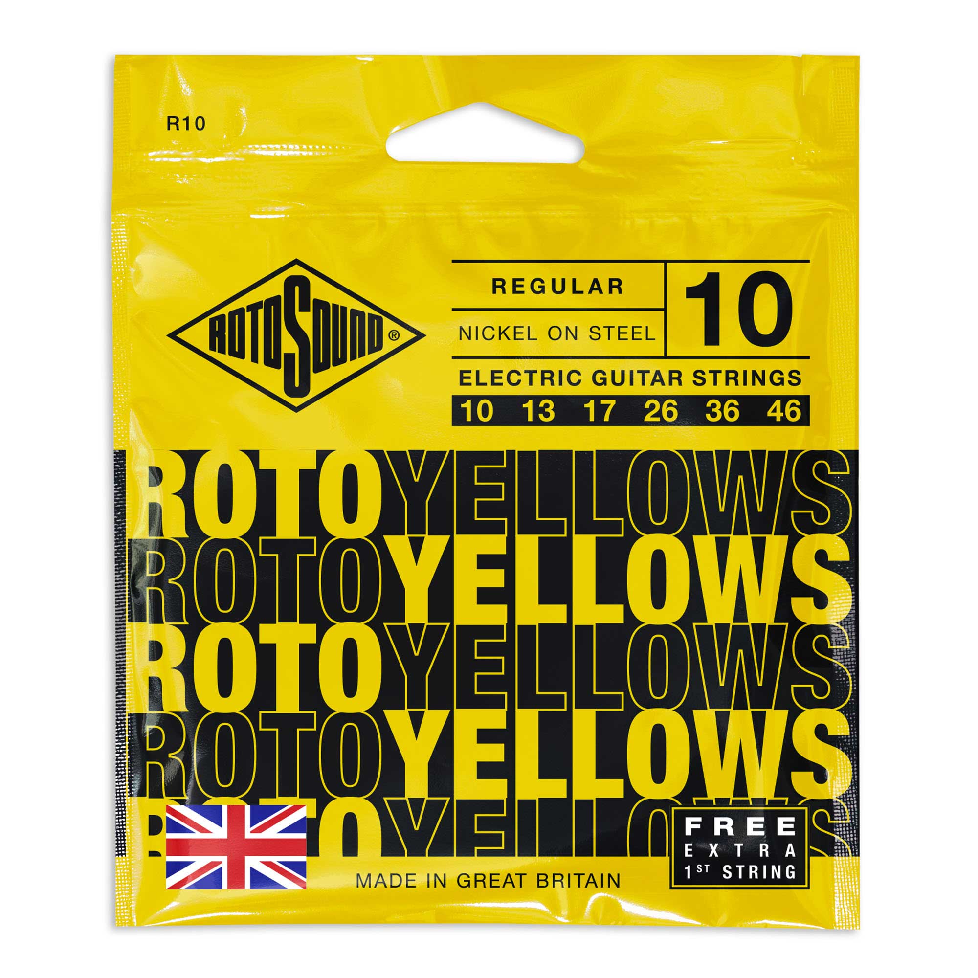 Rotosound R10 Roto Yellow 10-46