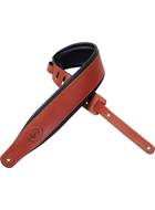 Levy's MSS1-WAL Leather Padded Strap Walnut