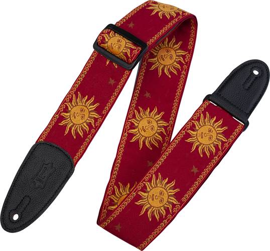 Levy's MPJGSUNRED Jaquard Sun Images Red Strap