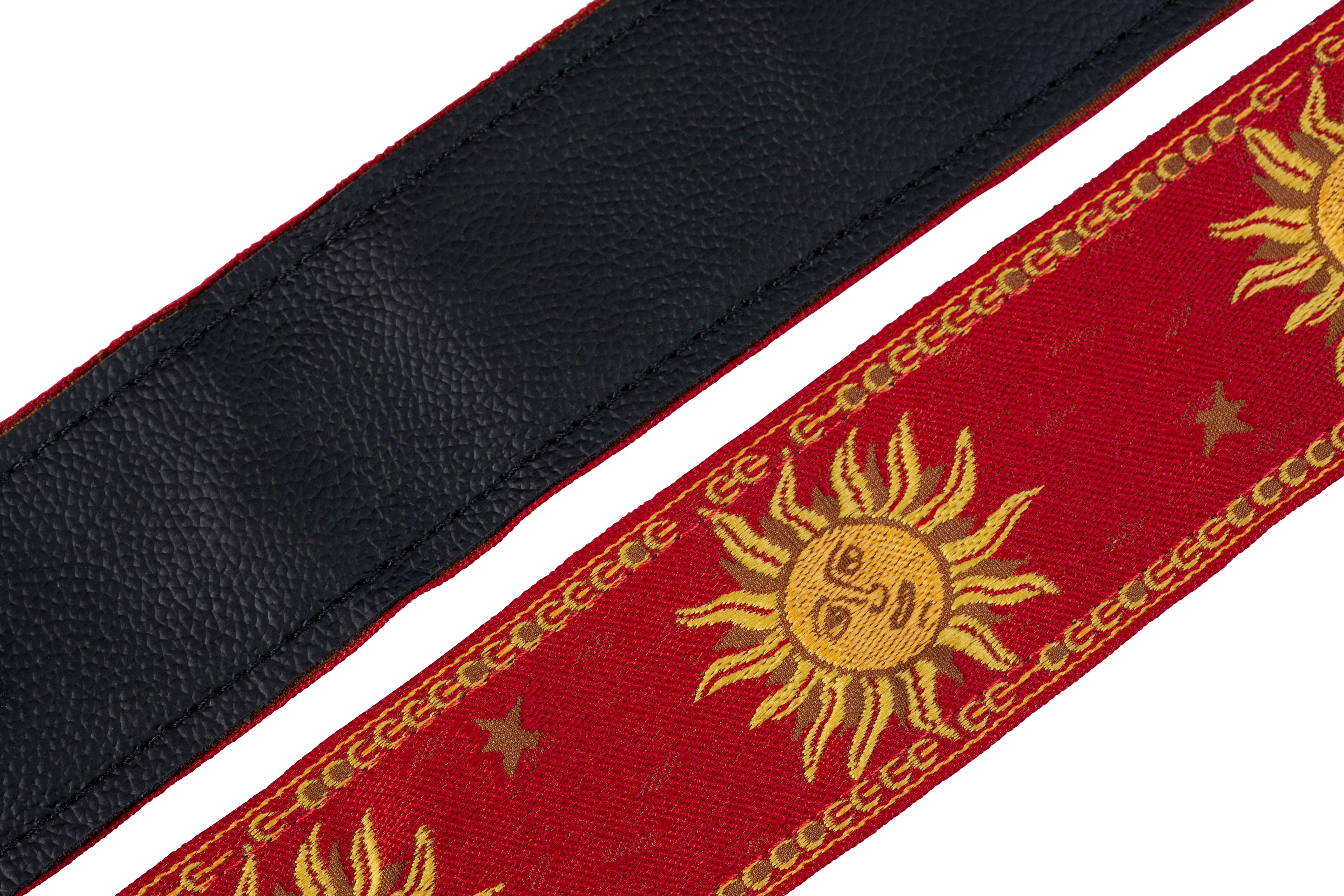 Levy's MPJGSUNRED Jaquard Sun Images Red Strap