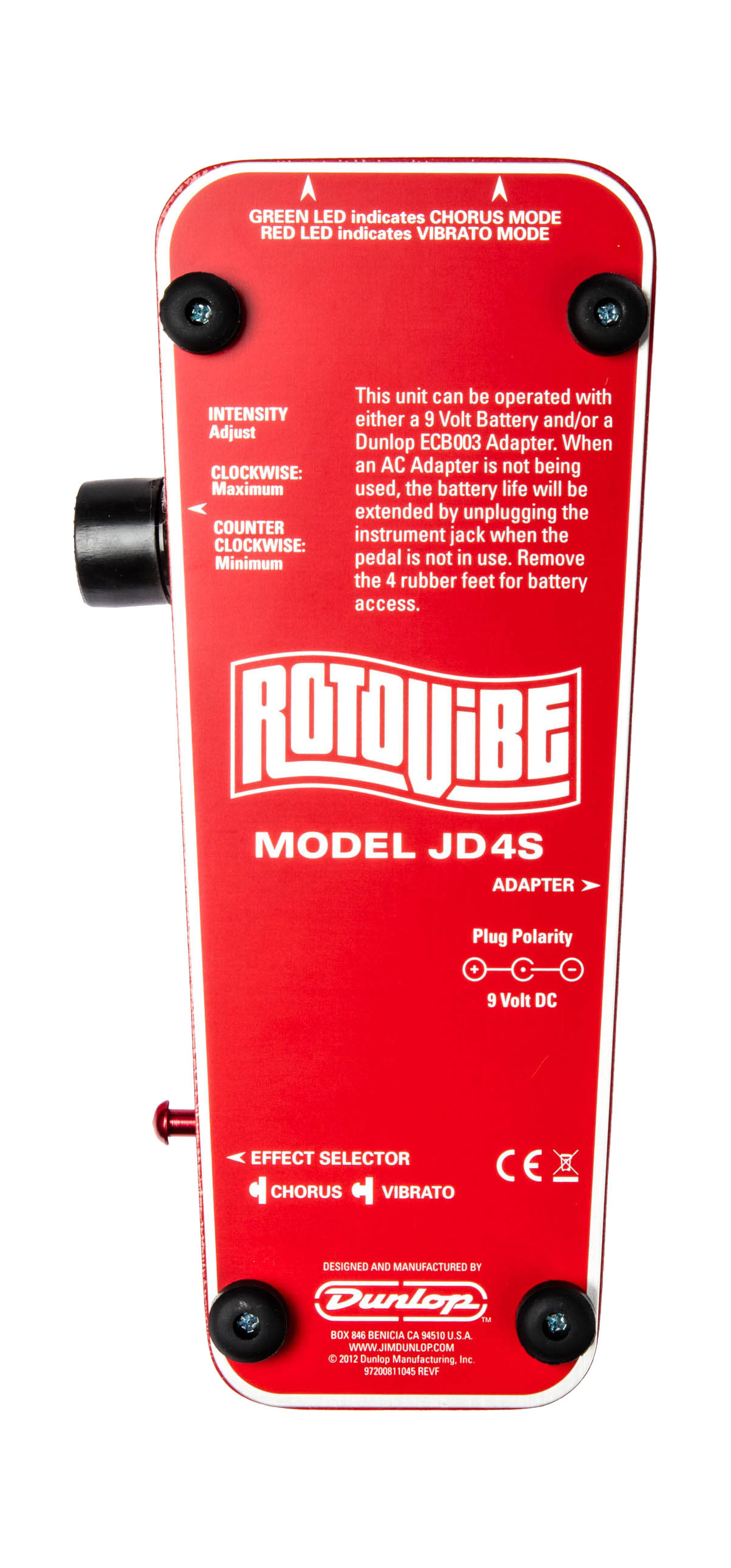 Dunlop JD4S Rotovibe Pedal