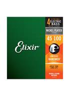 Elixir Nanoweb Nickel Plated Steel Bass String Set Gauge 045-100