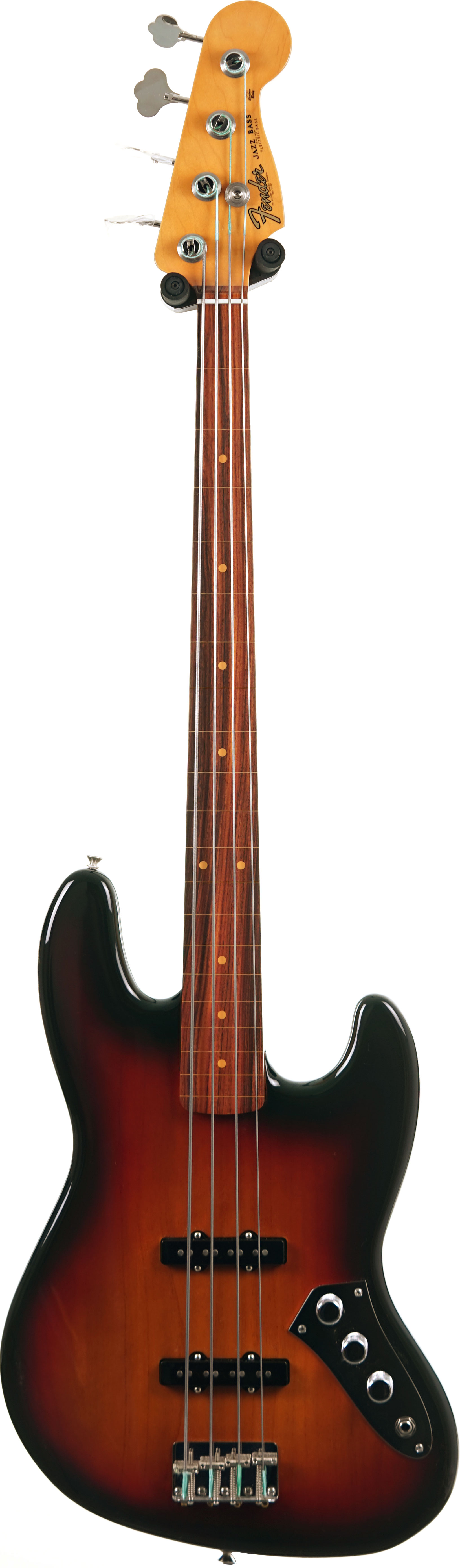 Fender Jaco Pastorius Jazz Fretless Rosewood Fingerboard 3 Colour Sunburst (Ex-Demo) #T903864