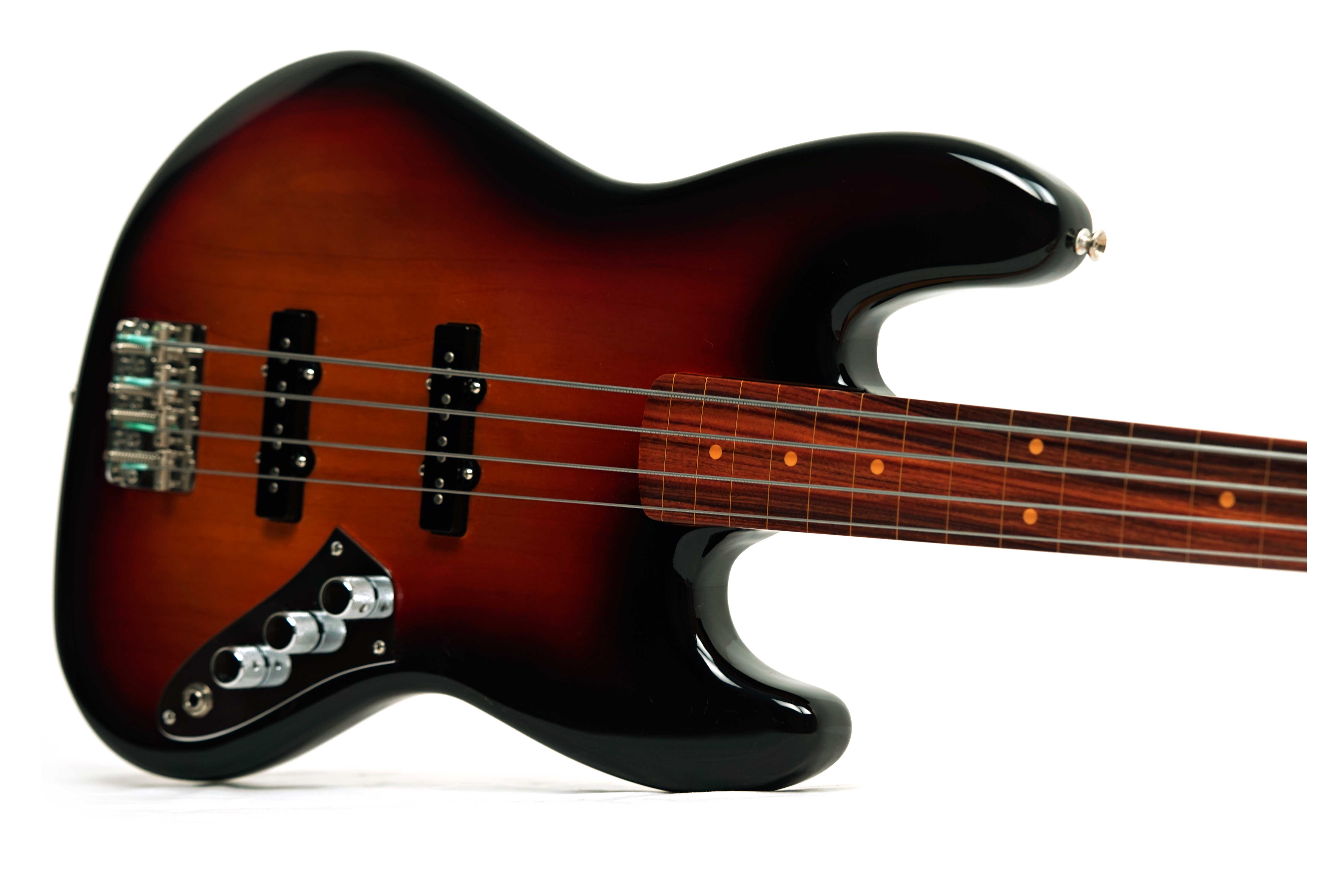 Fender Jaco Pastorius Jazz Fretless Rosewood Fingerboard 3 Colour Sunburst (Ex-Demo) #T903864