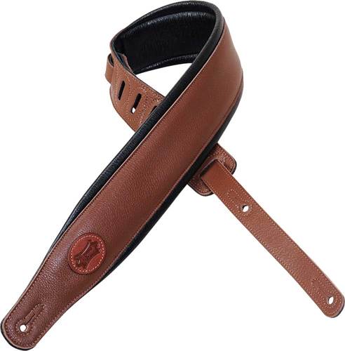 Levy's MSS2-BRN Garment Leather Padded Strap Tan Brown