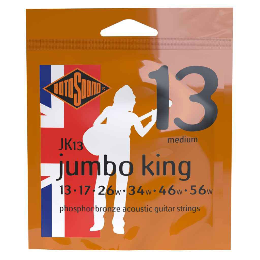 Rotosound JK13 Jumbo King Acoustic Strings 13-56