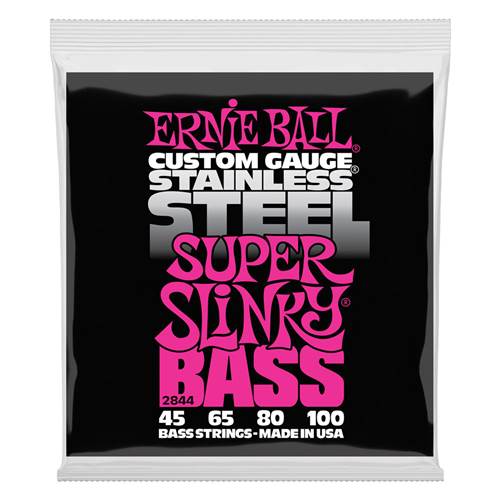 Ernie Ball Stainless Steel Super Slinky Bass 45-100