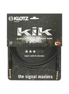 Klotz KIK4.5PP Black 15ft Instrument Cable