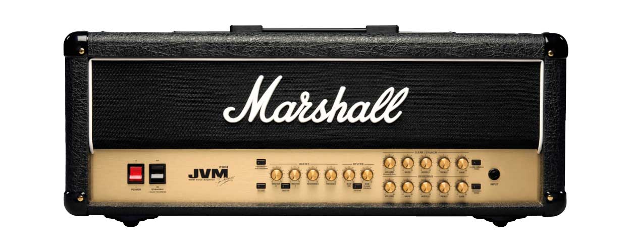 Marshall JVM210H 2 Channel 100 Watt Valve Amp Head | guitarguitar